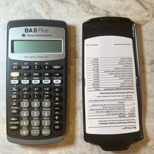 Texas Instruments BA II PLUS Financial Handheld Business Analyst Calculator